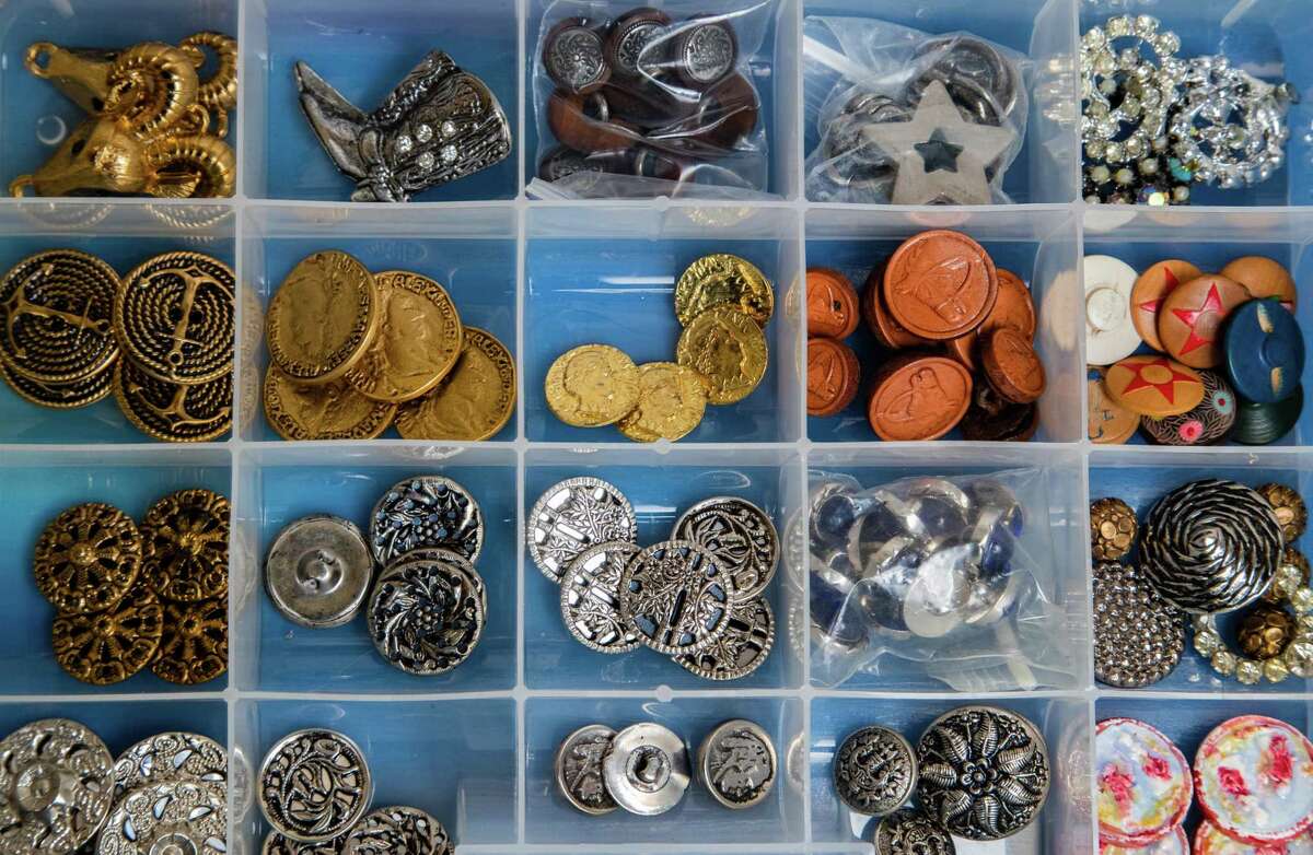 While he doesn't have an exact number of buttons, Gorelick says his collection is in the hundreds of thousands.