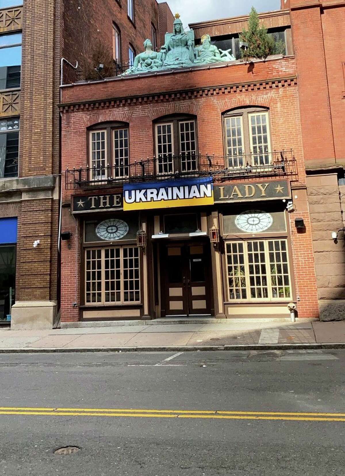 The Russian Lady bar in Hartford, Conn. has been renamed to The Ukrainian Lady in April 2022. 