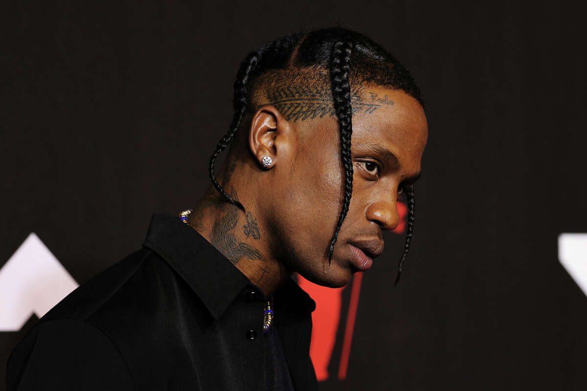 Travis Scott attends the 2021 MTV Video Music Awards at Barclays Center on September 12, 2021 in the Brooklyn borough of New York City. 