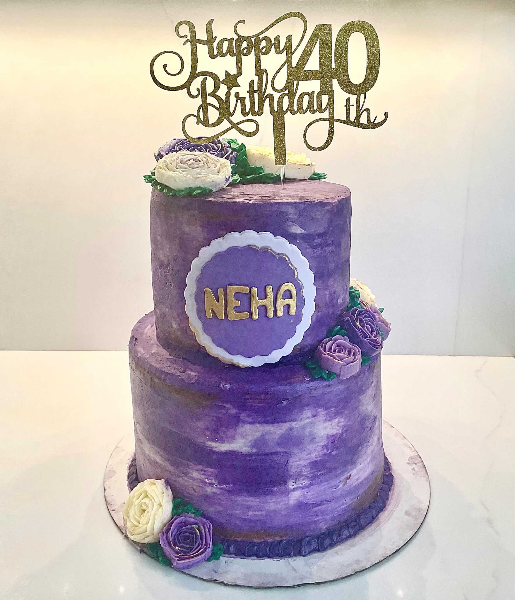 ❤️ Heart Shaped Red Velvet Birthday Cake For Neha