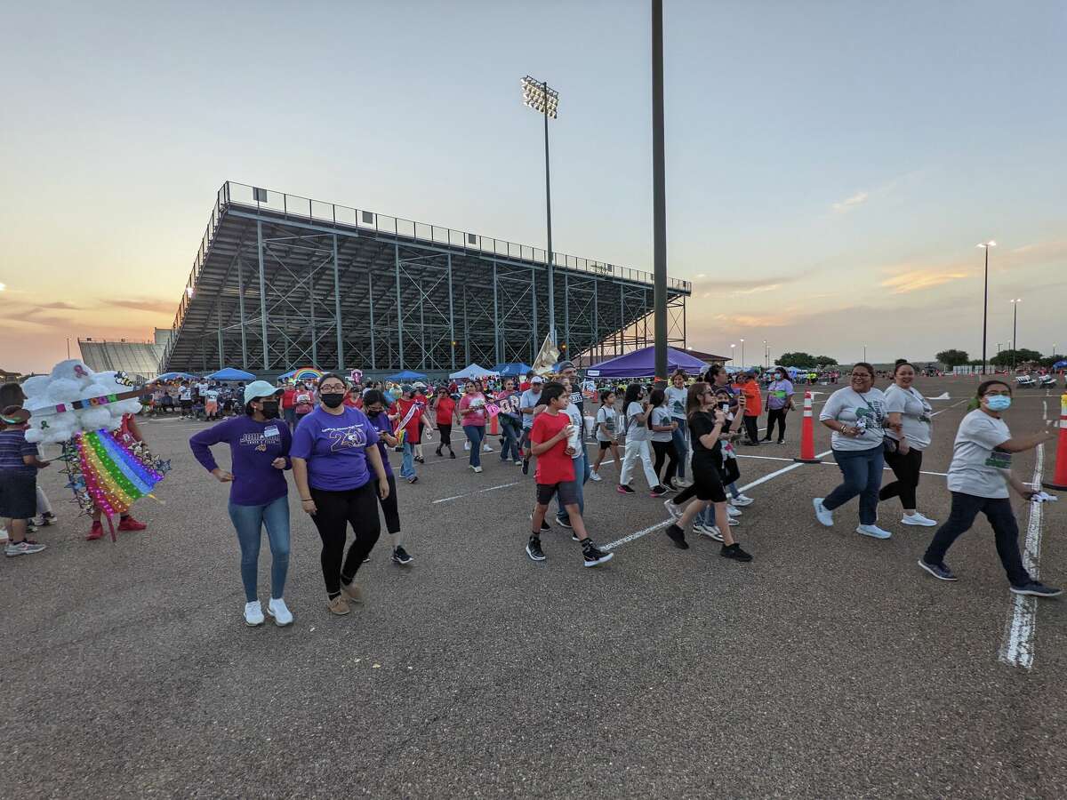 Images taken on April 22, 2022 at the Relay for Life event hosted at the UISD Bill Johnson Activity Center as people marched and held events in efforts to gather money for the American Cancer Society from 6 p.m. to 1 a.m. 