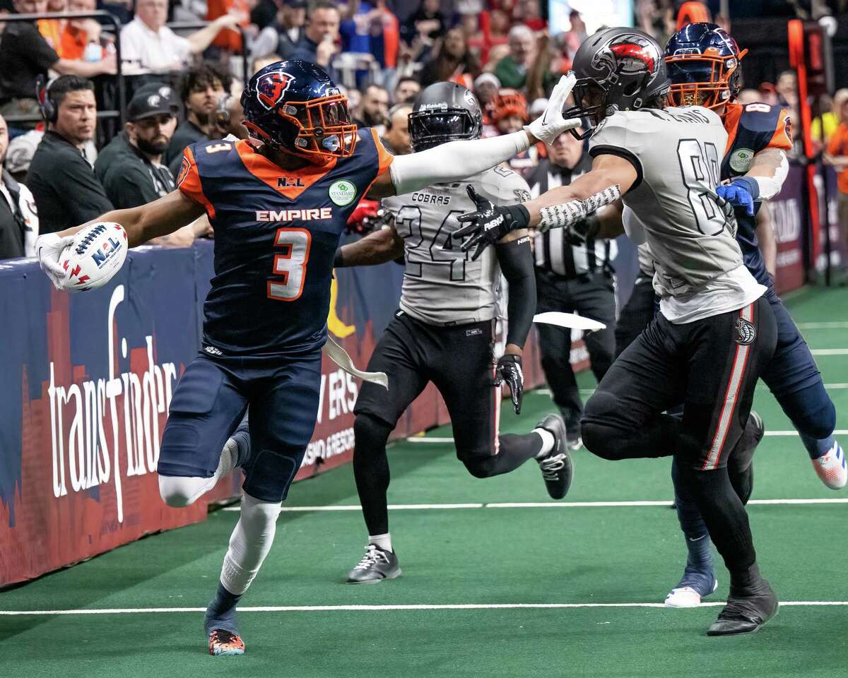 The Albany Empire have postponed tonight's home game against Jacksonville to Sunday for weather-related reasons that caused travel issues for some of the Sharks' personnel.