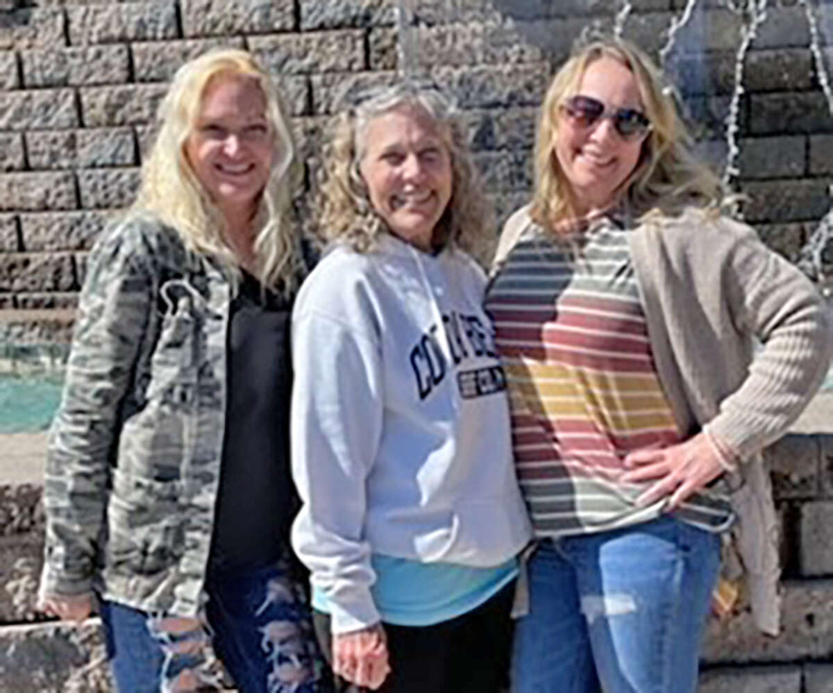 Left to right, Kelly (Ward) Wesley, left, and Mary (Ward) Hughes, right, with their mother, Cathy Ward. Cathy Ward was a longtime assistant field hockey coach at Edwardsville while Kelly and Mary played field hockey at EHS, graduating in 1994 and 1992, respectively.