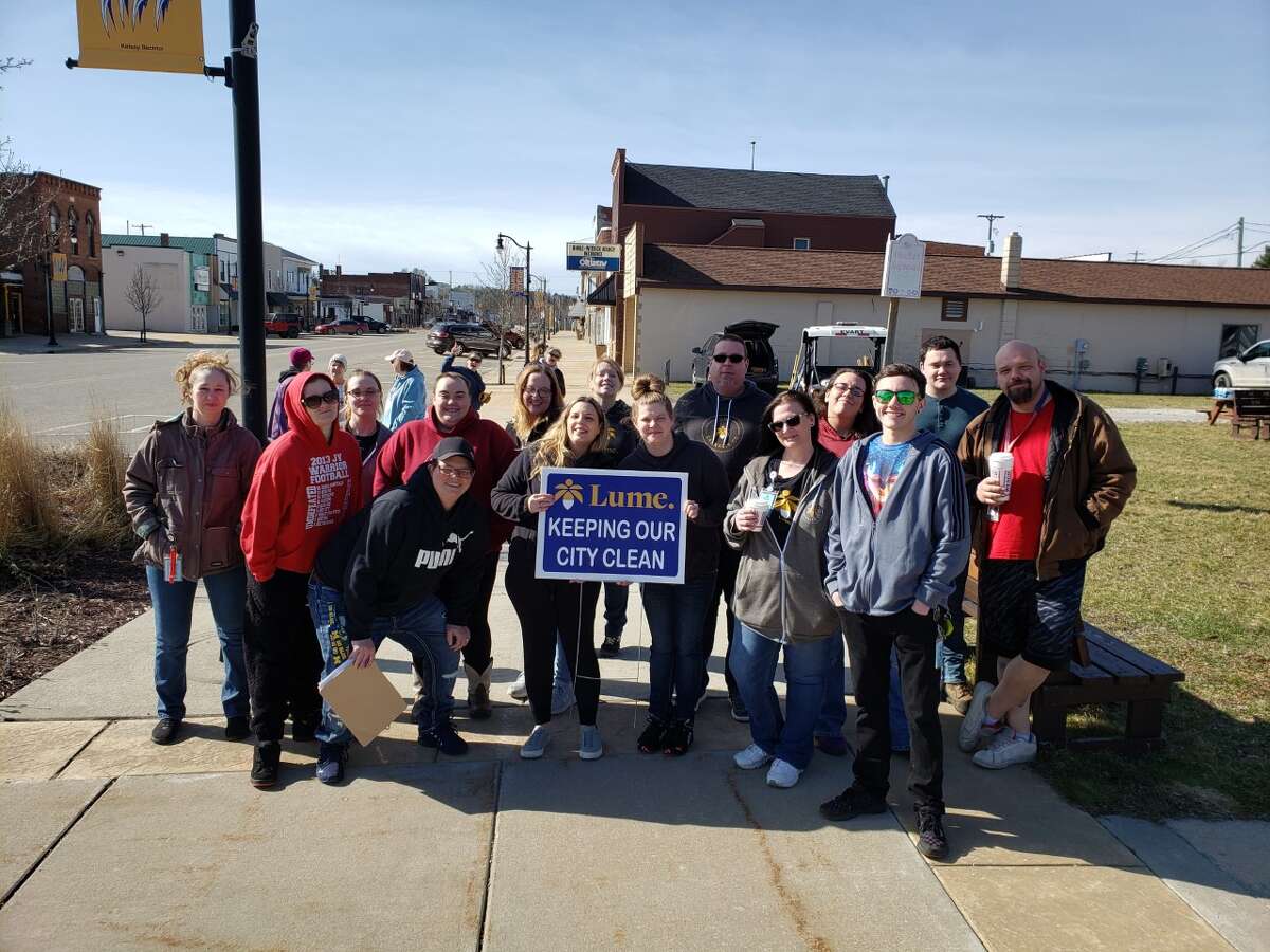 Evart celebrates Earth Day with massive cleanup by Lume and Evart