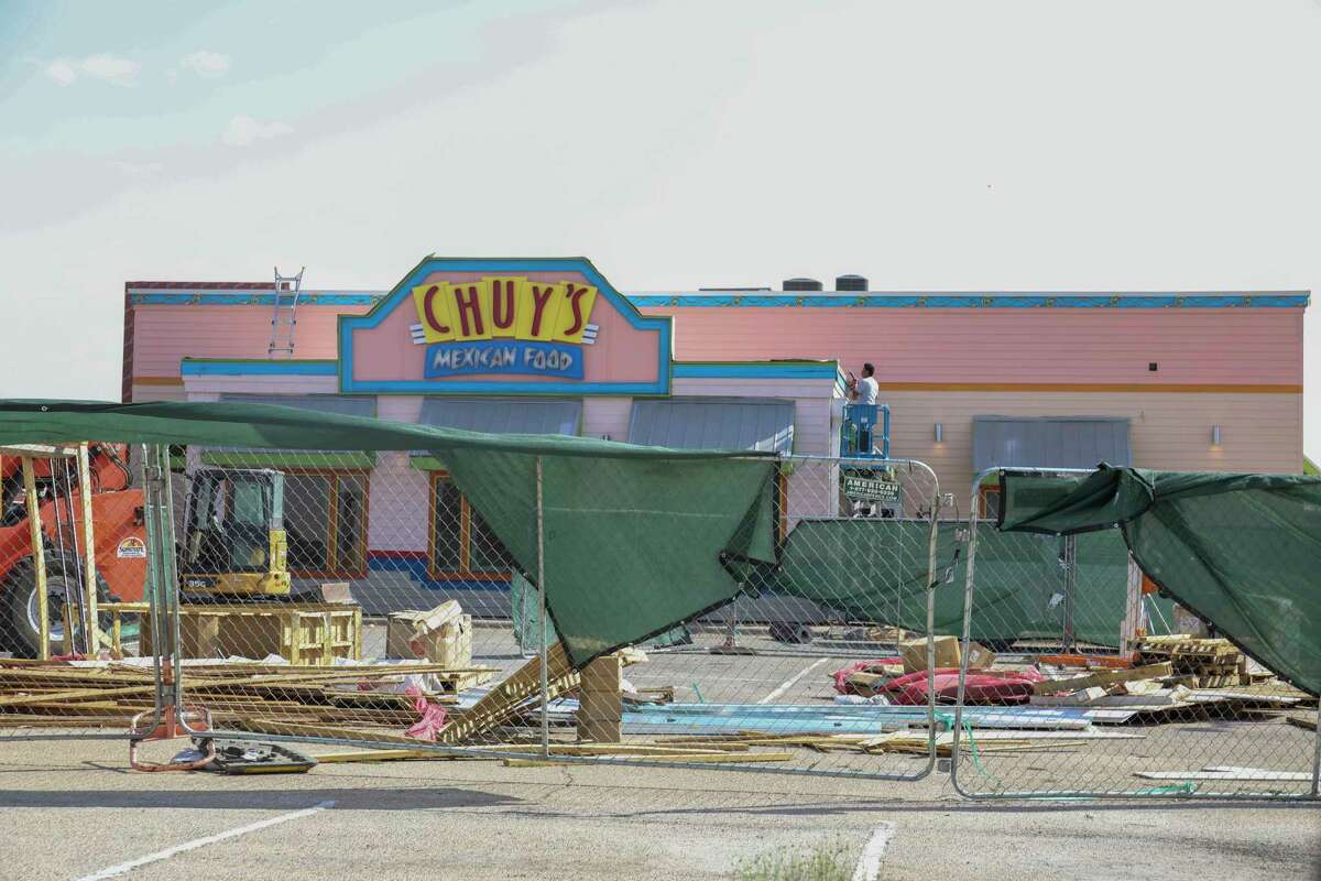 Chuy's has put up more signage as seen Monday, April 25, 2022, at 4609 Loop 250 Frontage Road. Jacy Lewis/Reporter-Telegram