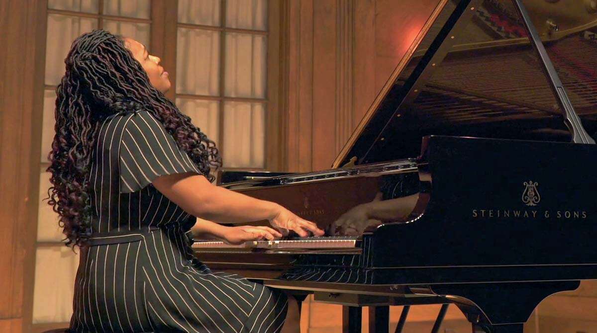 Pianistin Michelle Cann.