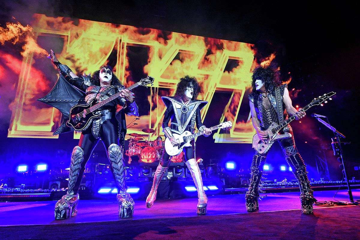 The legendary rock band KISS is on their farewell tour.