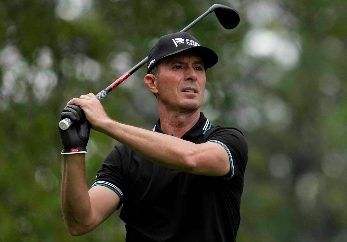 Mike Weir, shown at this month’s Masters, earned his first victory since 2007 when he won last year’s Insperity Invitational.
