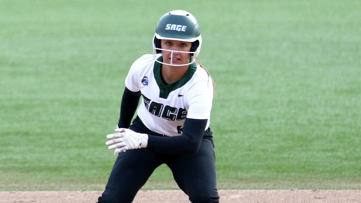 Maple Hill High graduate and senior for the Sage softball team, Arianna Papas is hitting .457 (31-for-81) and leads the Gators in doubles (11).