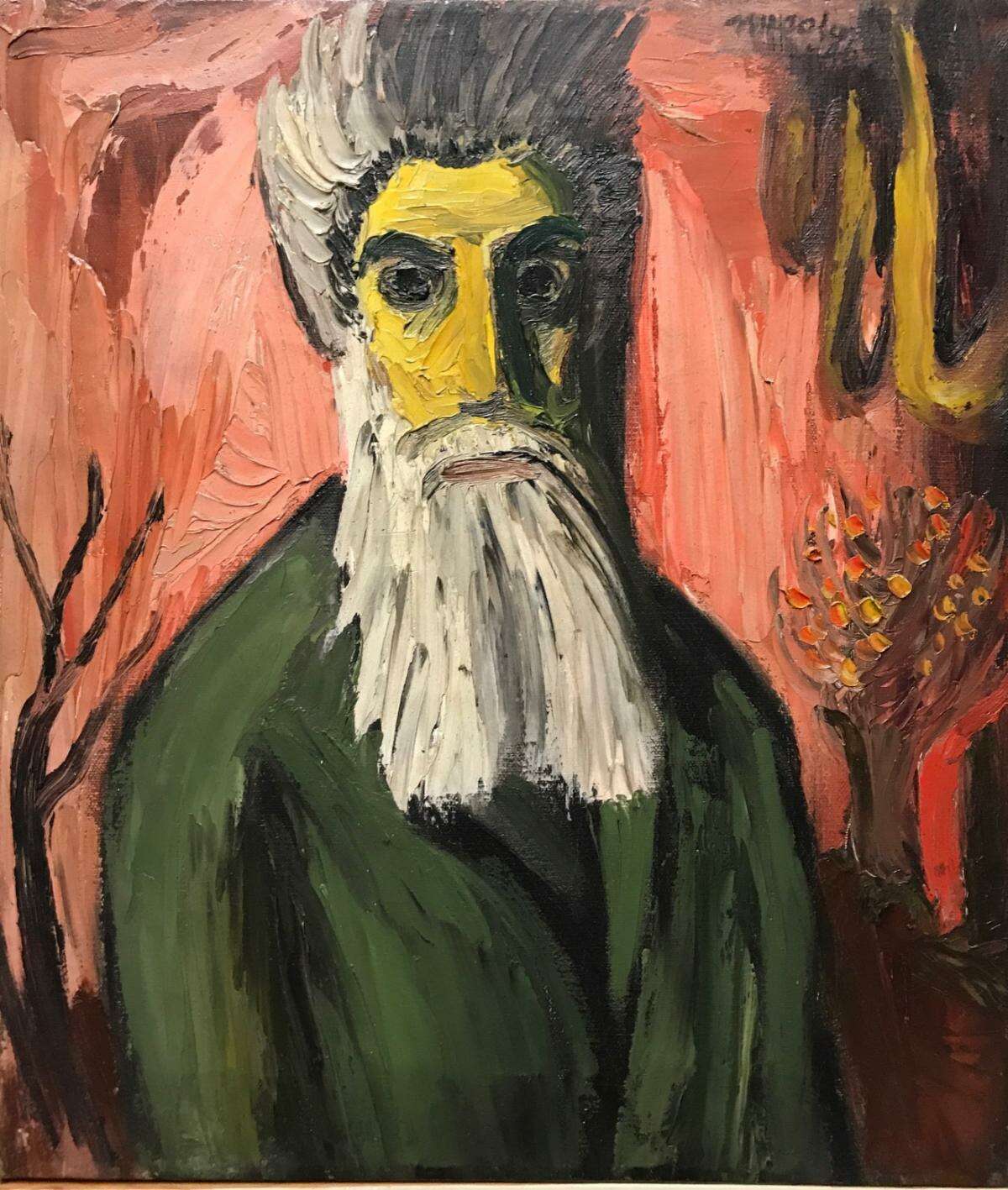 A painting of abolitionist John Brown, by Ervin Nussbaum.