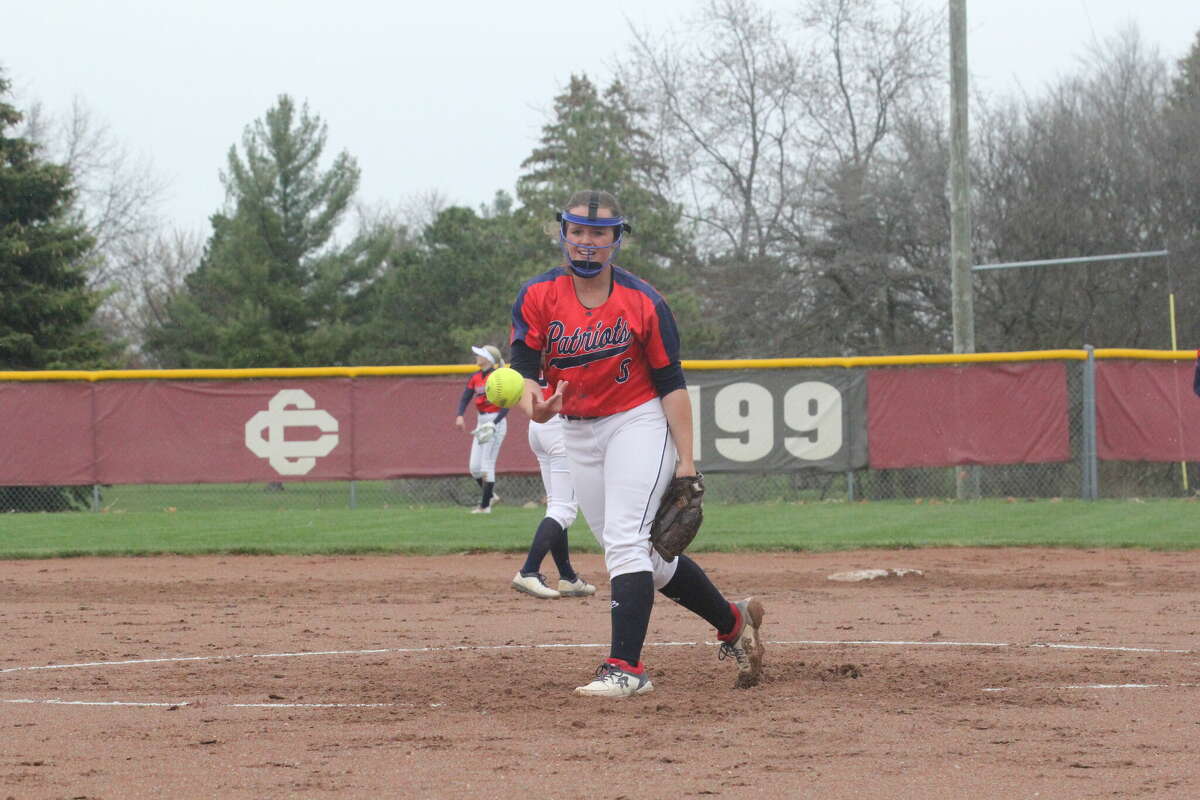 USA's Laci Harris threw a three-inning perfect game Thursday, May 12, against Bad Axe.