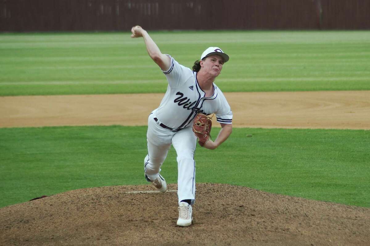 Clear Creek’s Collin McKinney pitched seven innings and struck out 16 Tuesday night in helping power the Wildcats to a dramatic win over Clear Falls.