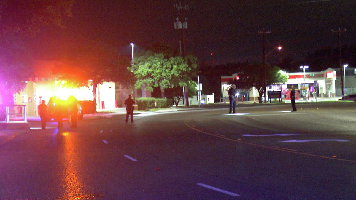 Five people were injured in a drive by shooting at a near