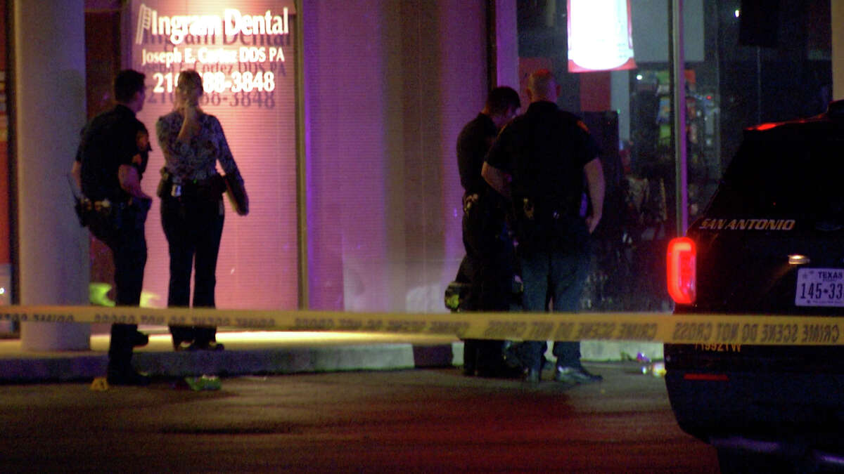 Five people were injured in a drive by shooting at a near