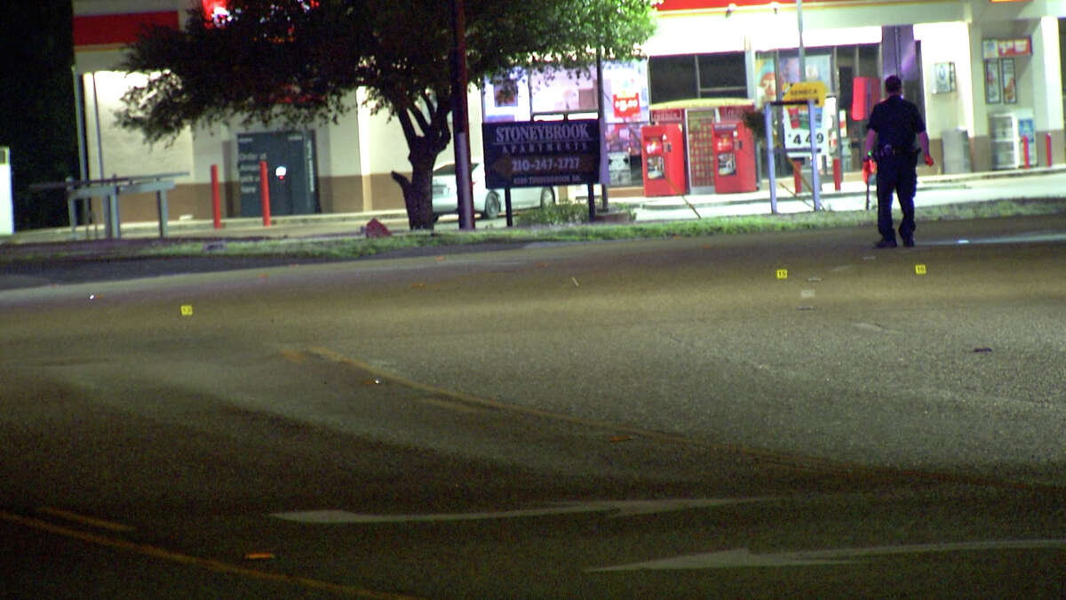 Five people were injured in a drive by shooting at a near