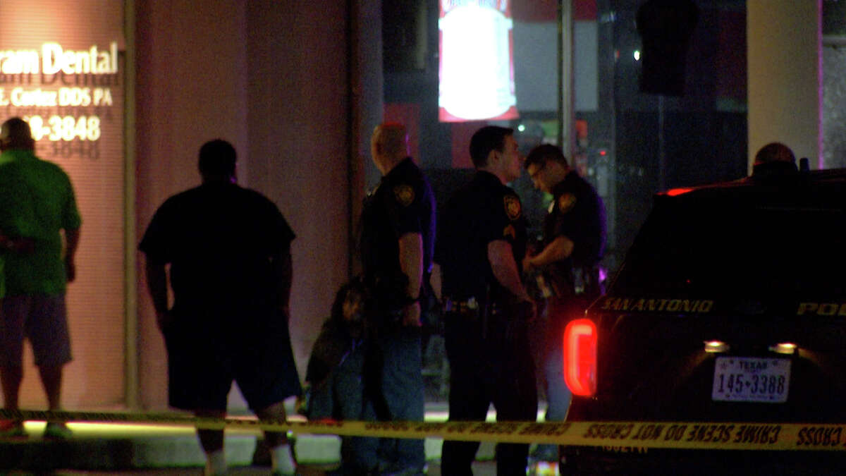 Five people were injured in a drive by shooting at a near