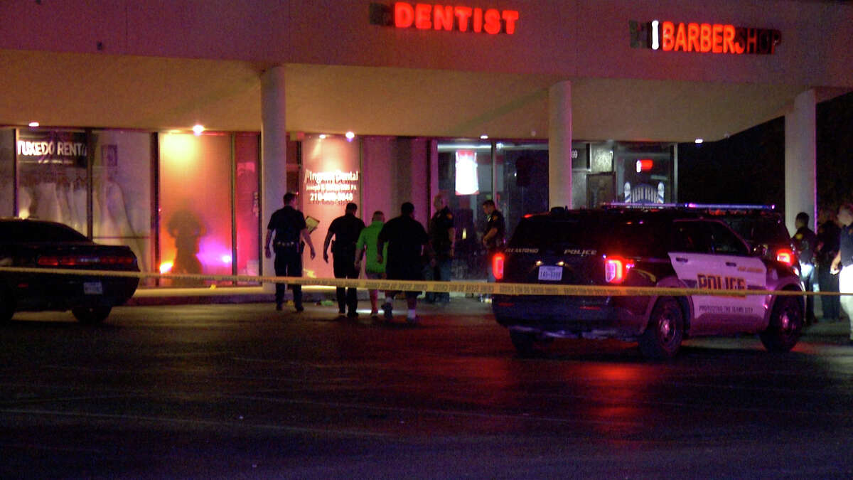 Five people were injured in a drive by shooting at a near