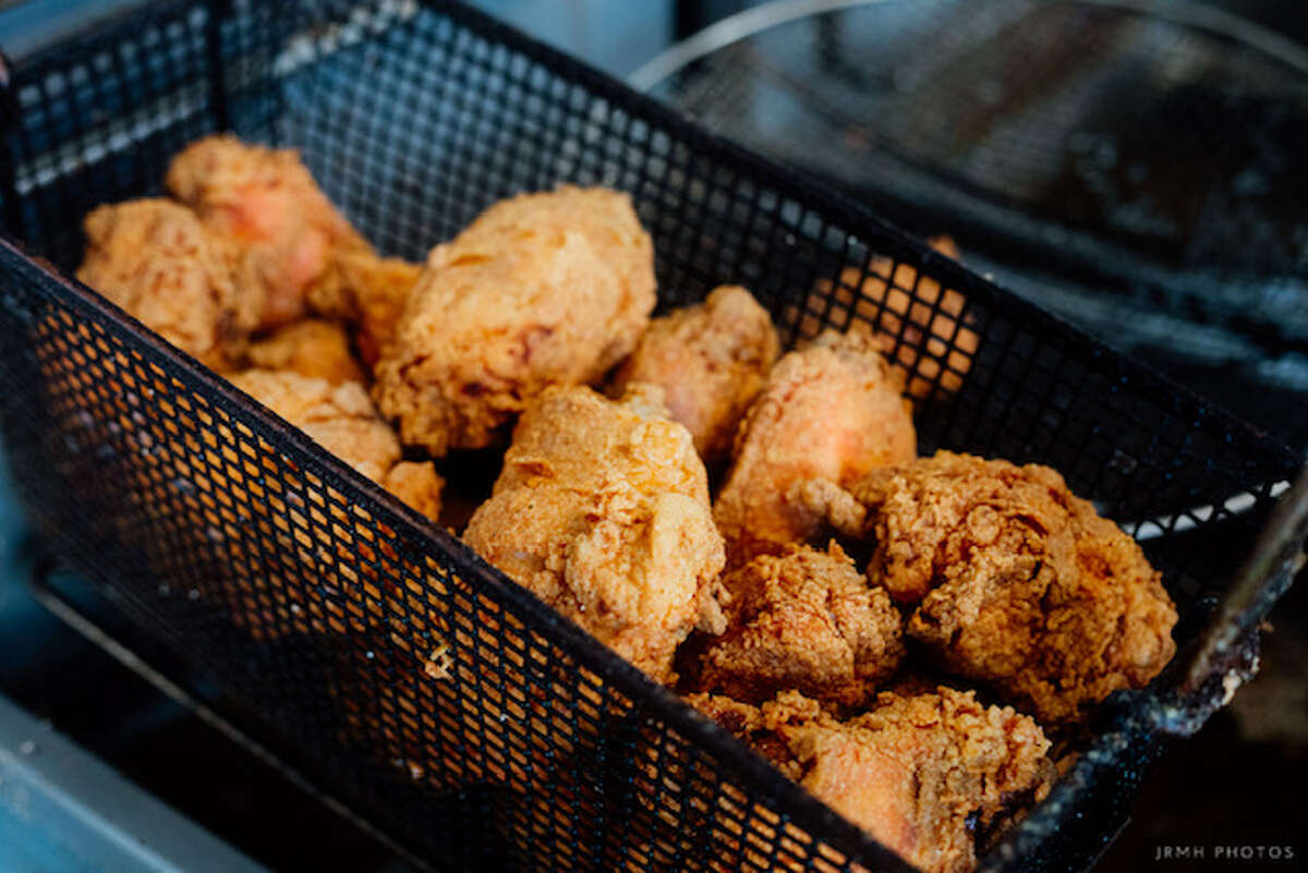 Stuff’d Wings will open its first brick-and-mortar location on April 29 at 401 Richmond in the Ion District. The food truck will now have a 2,100-square-foot restaurant serving its fried bone-in chicken wings.
