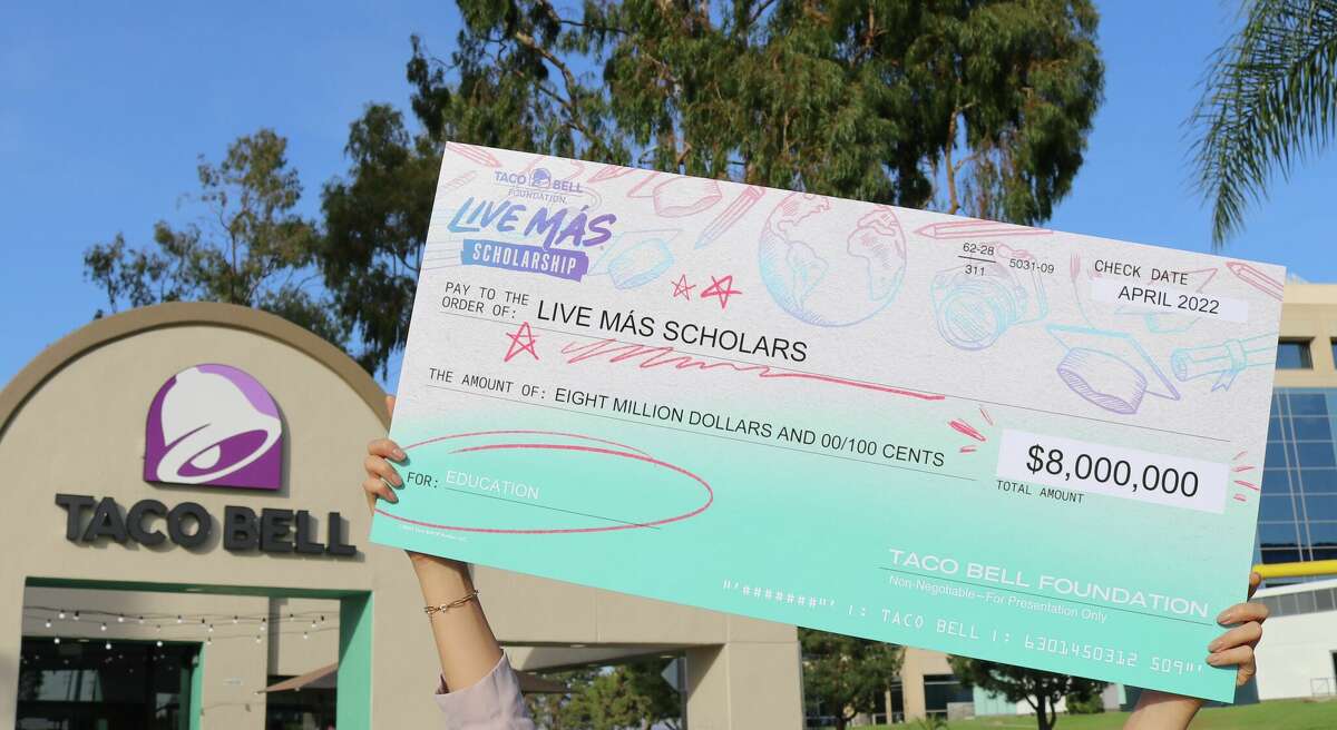 The Taco Bell Foundation is awarding 772 winners with more than $8 million in scholarships. Photo Courtesy of Taco Bell
