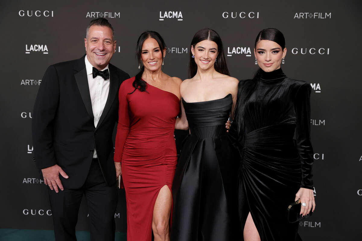 (L-R) Marc D'Amelio, Heidi D'Amelio, Charli D'Amelio, and Dixie D'Amelio attend the 10th Annual LACMA ART+FILM GALA honoring Amy Sherald, Kehinde Wiley, and Steven Spielberg presented by Gucci at Los Angeles County Museum of Art on November 06, 2021 in Los Angeles, California. 