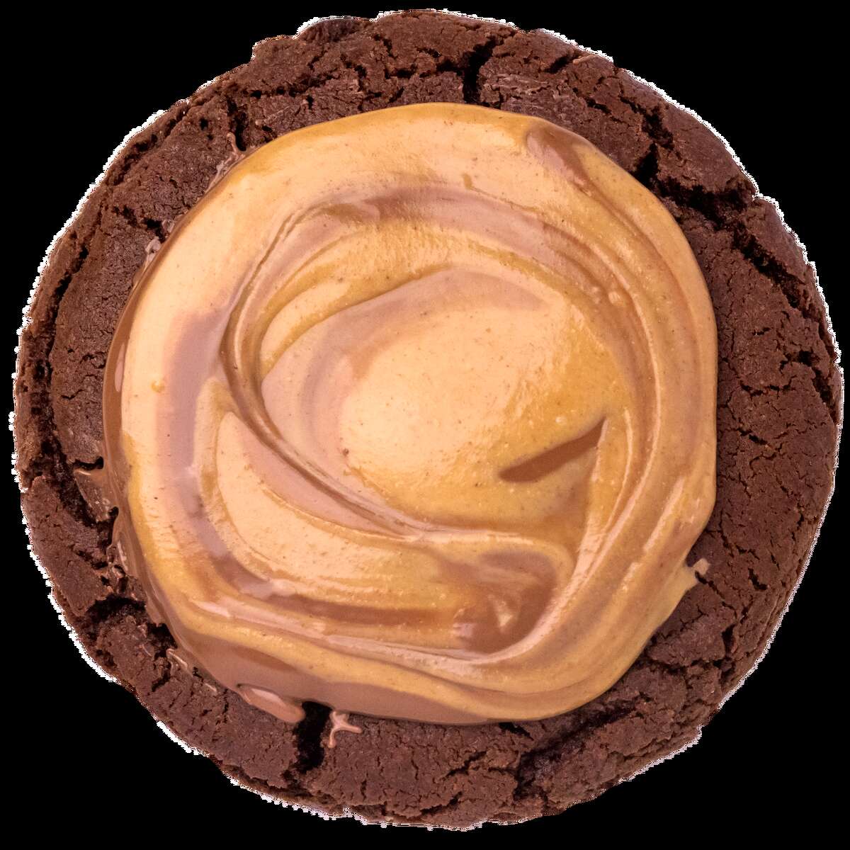 Peanut butter brownie cookie from Crumbl Cookies