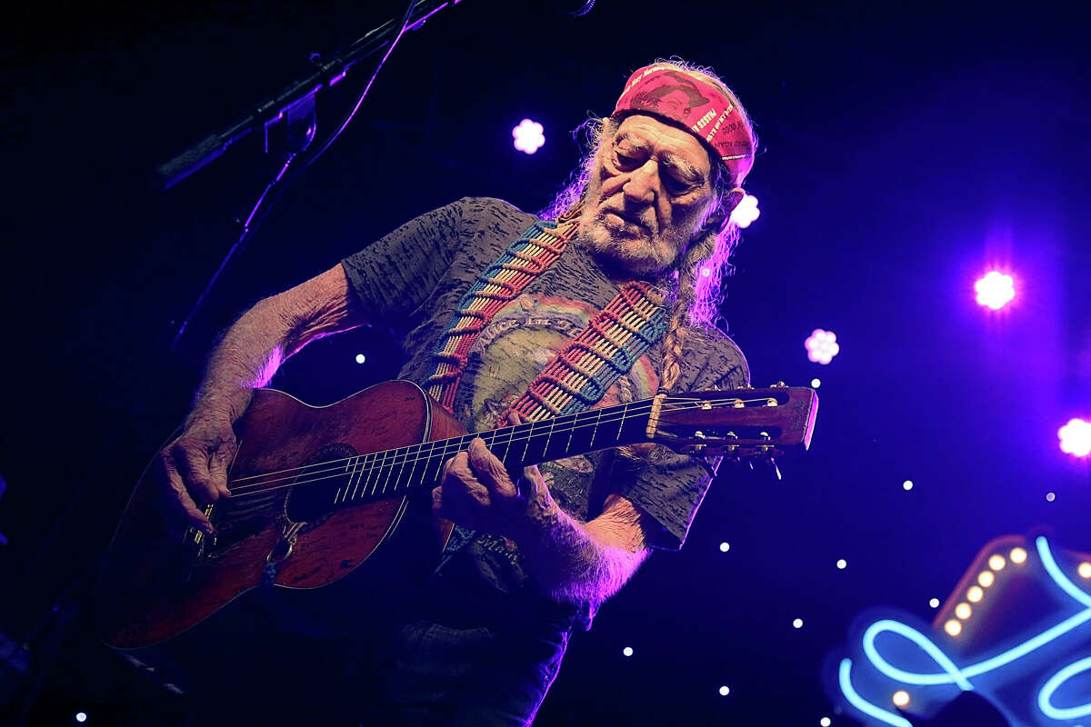Willie Nelson performs in concert during The Luck Banquet on March 13, 2019 in Luck, Texas. 