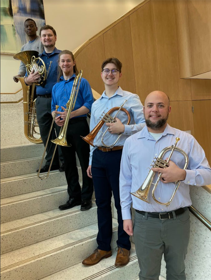 Big Rapids' Tuba Bach presents Sonitus Machina, brass quintet from Michigan State University, May 1 - Vimarsana News