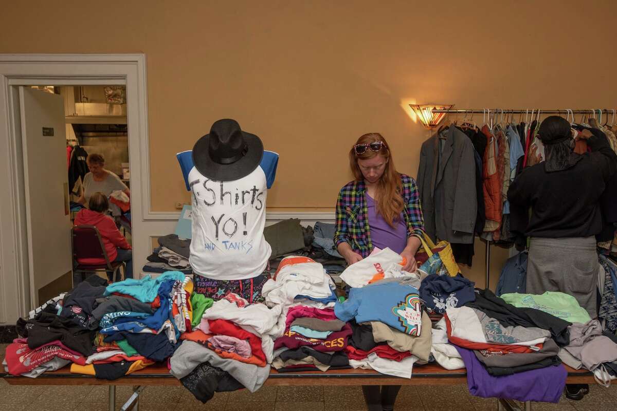 Alton Main Street will be hosting a pop-up clothing swap, such as this one is 2018, in the ballroom at Mineral Springs Mall, located at 301 E. Broadway from noon-4 p.m. Sunday, May 1.