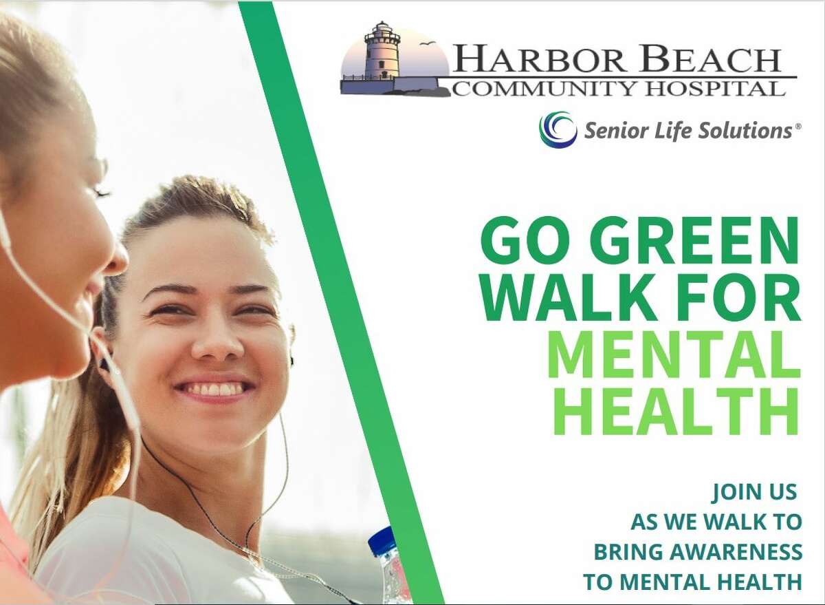 The "Go Green Walk for Mental Health" is on May 3, 2022.