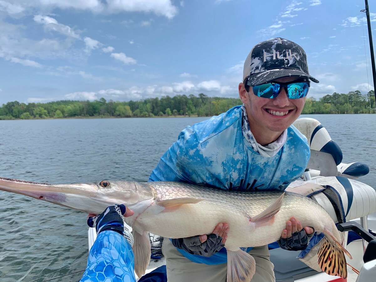 A 16-year-old teen caught and released a 58-inch longnose gar at Lake Sam Rayburn. 