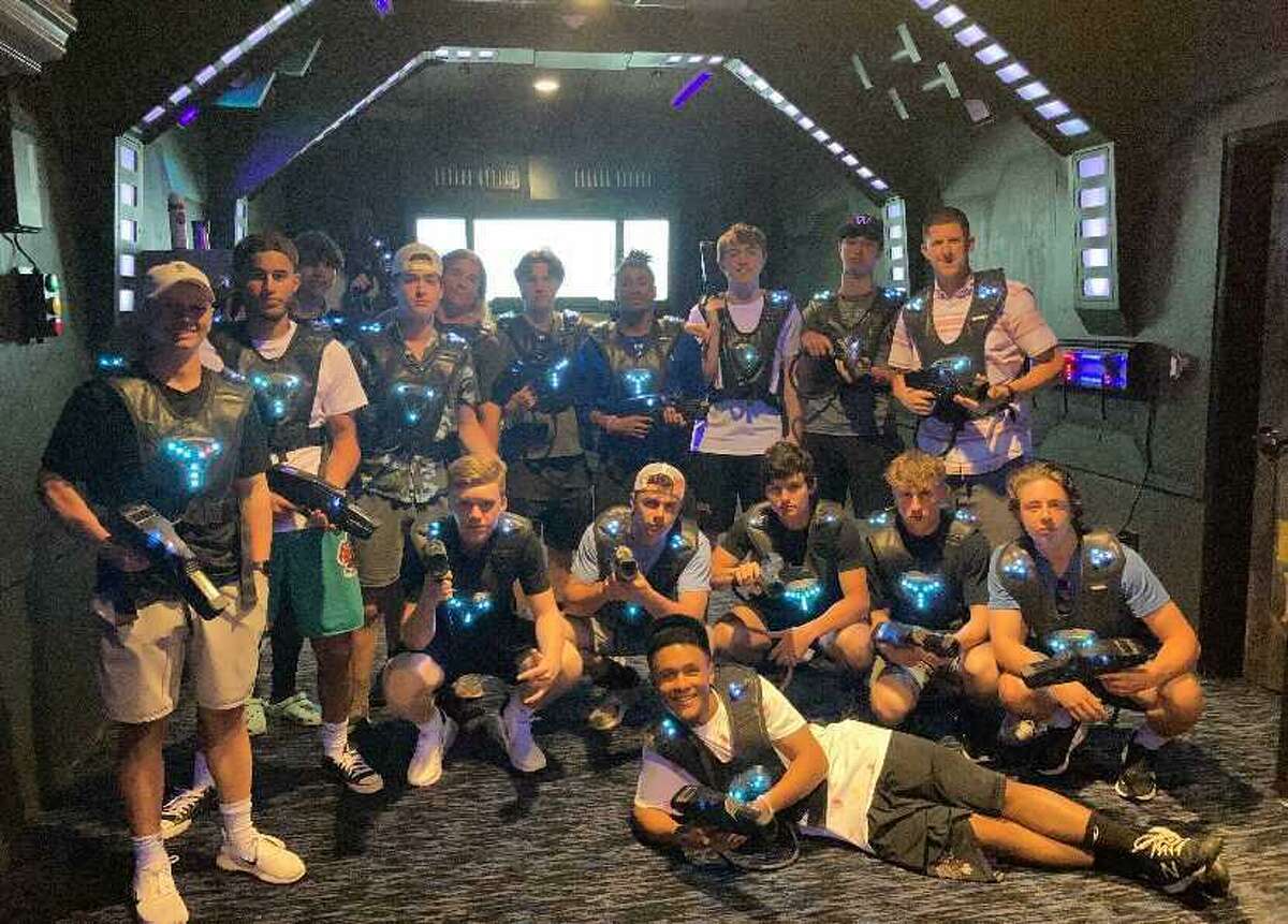 The Windsor baseball team took time out of its schedule in Florida to play laser tag.
