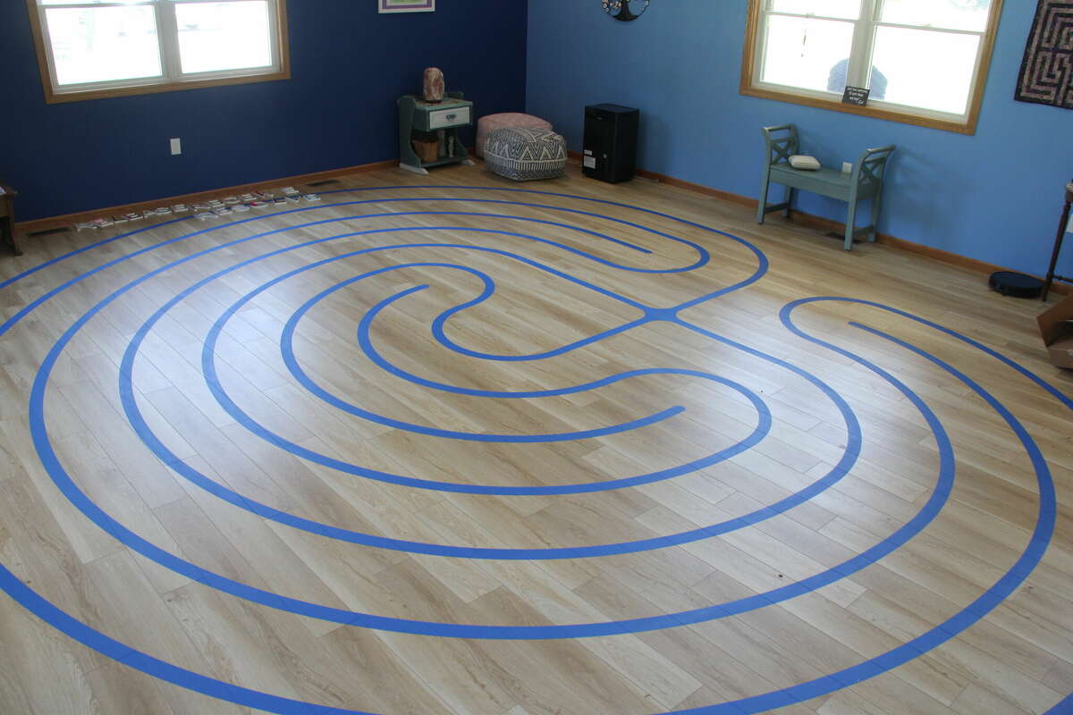 A new indoor labyrinth will be available for people to walk through at Willow Labyrinth and Creative Spirit Center. While it allows for year-round use, it is only available by appointment or during events.