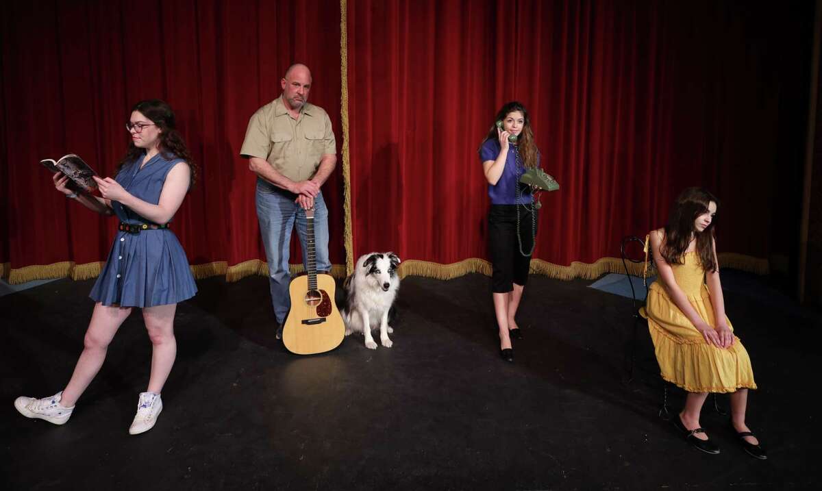 The Martin Family of “Let it Be,” a new musical at Landmark Community Theatre, includes Emily Russel, Bob Hunter, Brianna Ortiz and Vienna Moura.