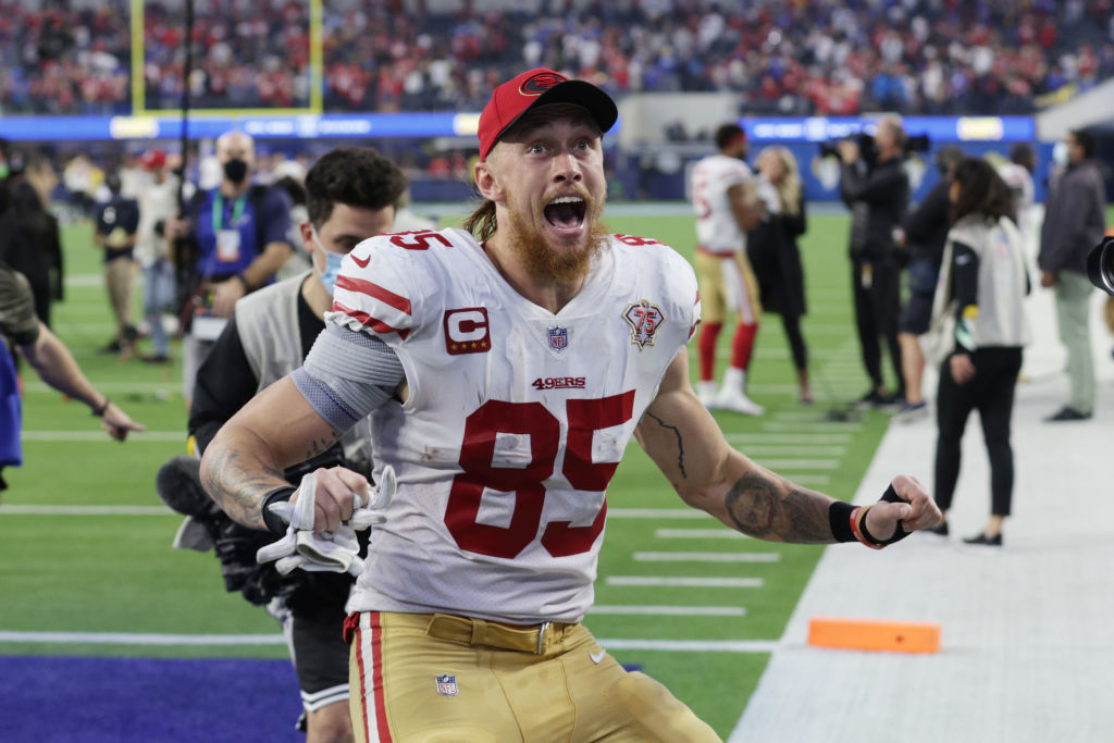 George Kittle on SF 49ers trade rumors involving Deebo Samuel, workout plans with Trey Lance and his lifelong love of Pokemon