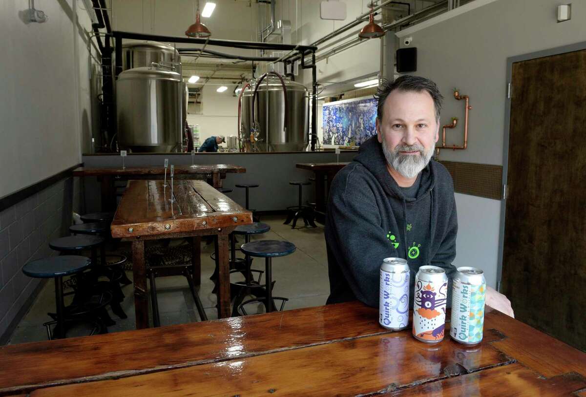 Rick Cipriani is opening a new brewery at 78 Triangle Street in Danbury, Quirk Works Brewing and Blendery. Thursday, April 28, 2022, Danbury, Conn.