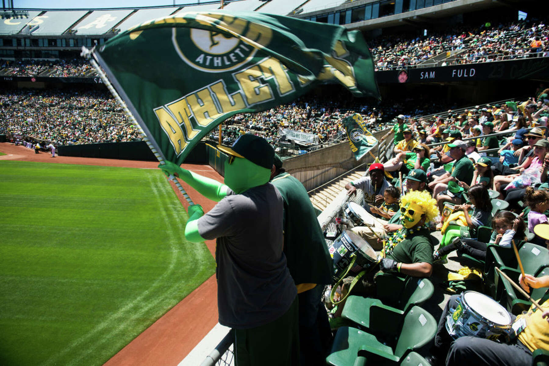 Humans Out, Cats In at Oakland A's Ballpark