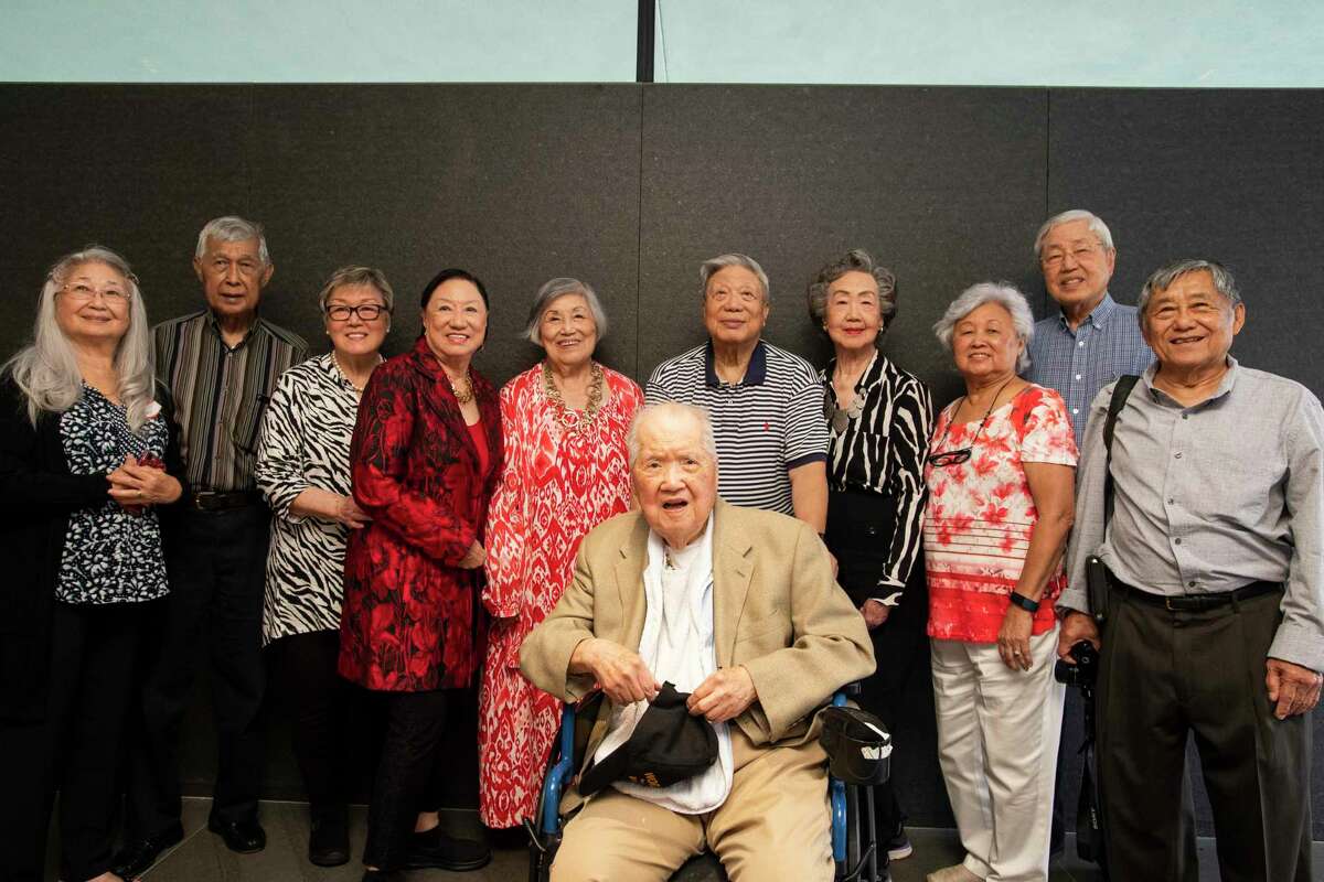 Members of the Dragoneers are, from left, Pat Hew, Harry Gee, Jasmine Lim, Elise Huang Hall, Faye Chin, Daniel Loui, Sally Wong, May Ling Hew, Alfred Hew, Albert Ong and Henry Gee, front.