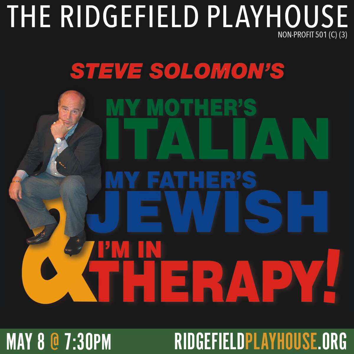 Steve Solomon's show won the Connecticut Critics Circle Award, was nominated for a San Francisco Drama Desk Award, and was previously named “Best New Off-Broadway Play” by Broadway.com.