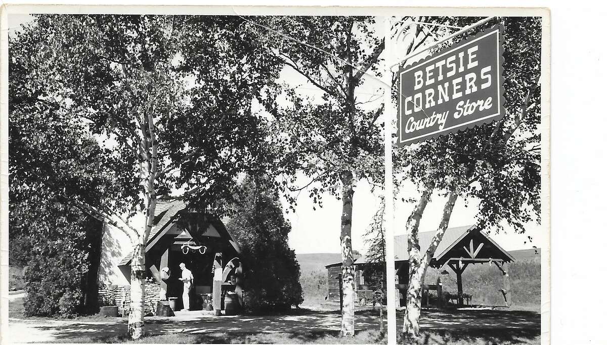 Olsen's store and gas station, which stood near the entrance to Crystal Downs Country Club.