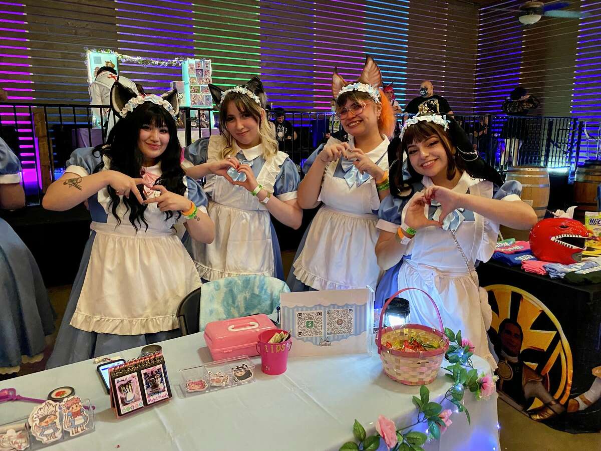 The Wonderland Maidcafe at Weeb Wednesday on April 27 at the Rock Box.