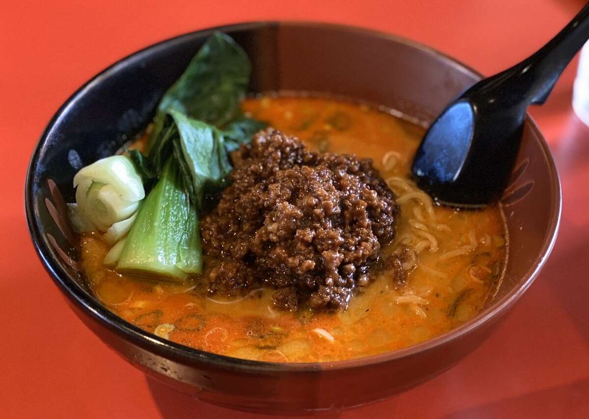 Tantanmen ramen at Yu-Raku in San Mateo.