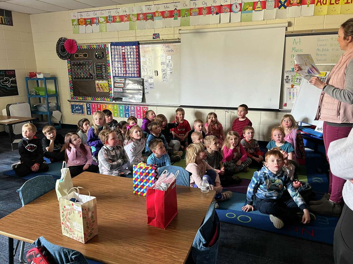 Evart High School students turn elementary kids' drawings into 3D ceramic art