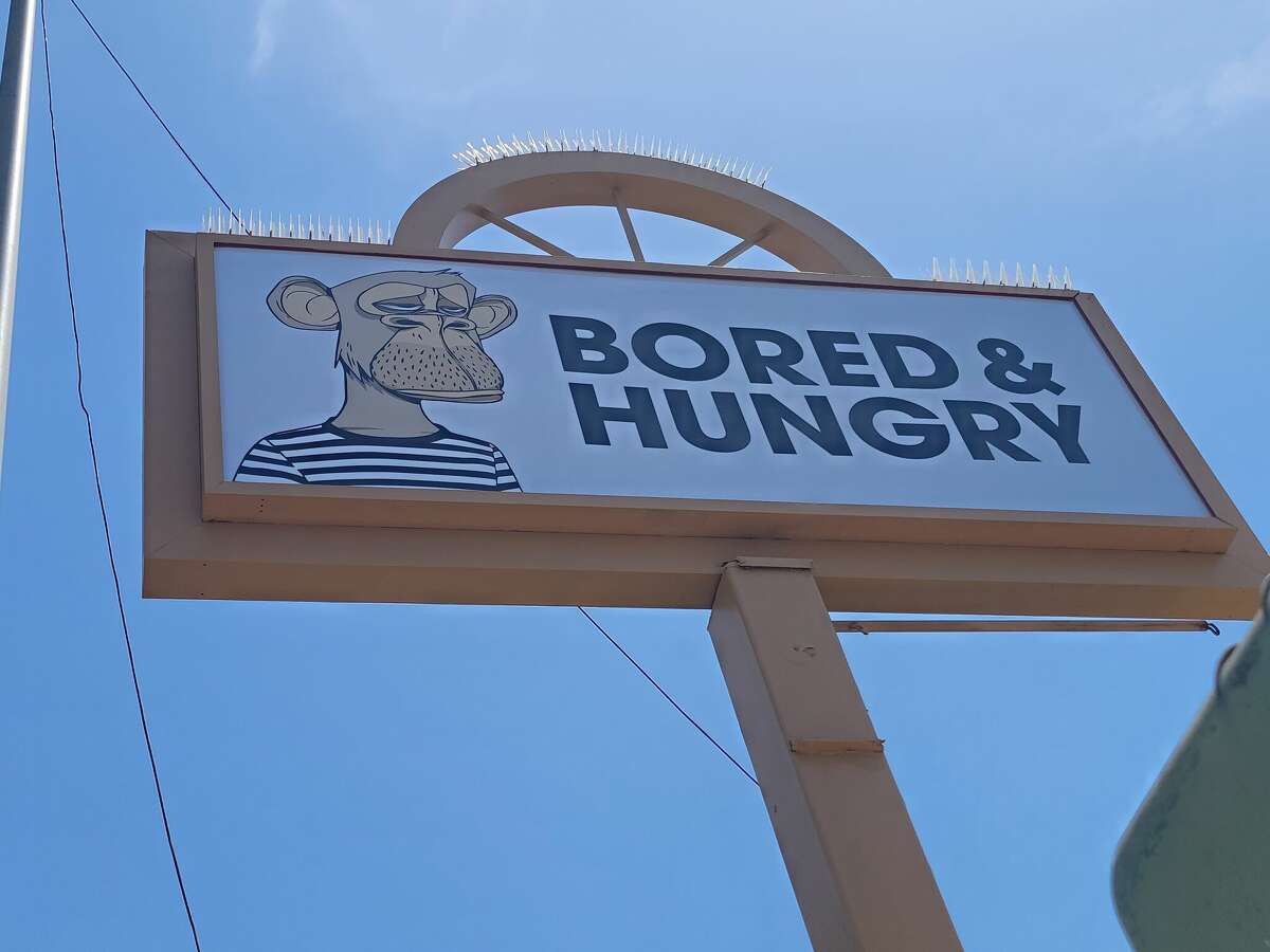 Bored & Hungry signage
