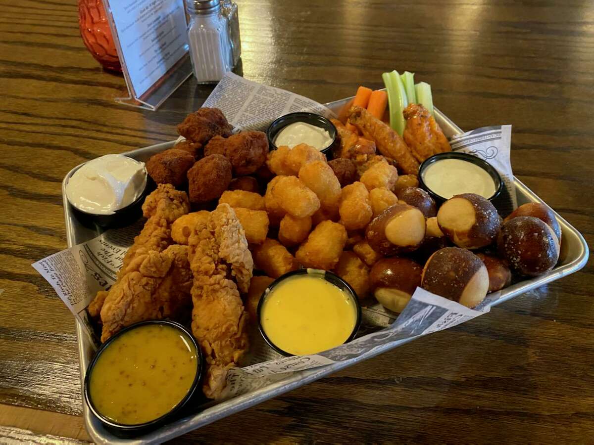 One of the shareable food platters offered at a new Milford restaurant, Whiskey Tango Foxtrot.