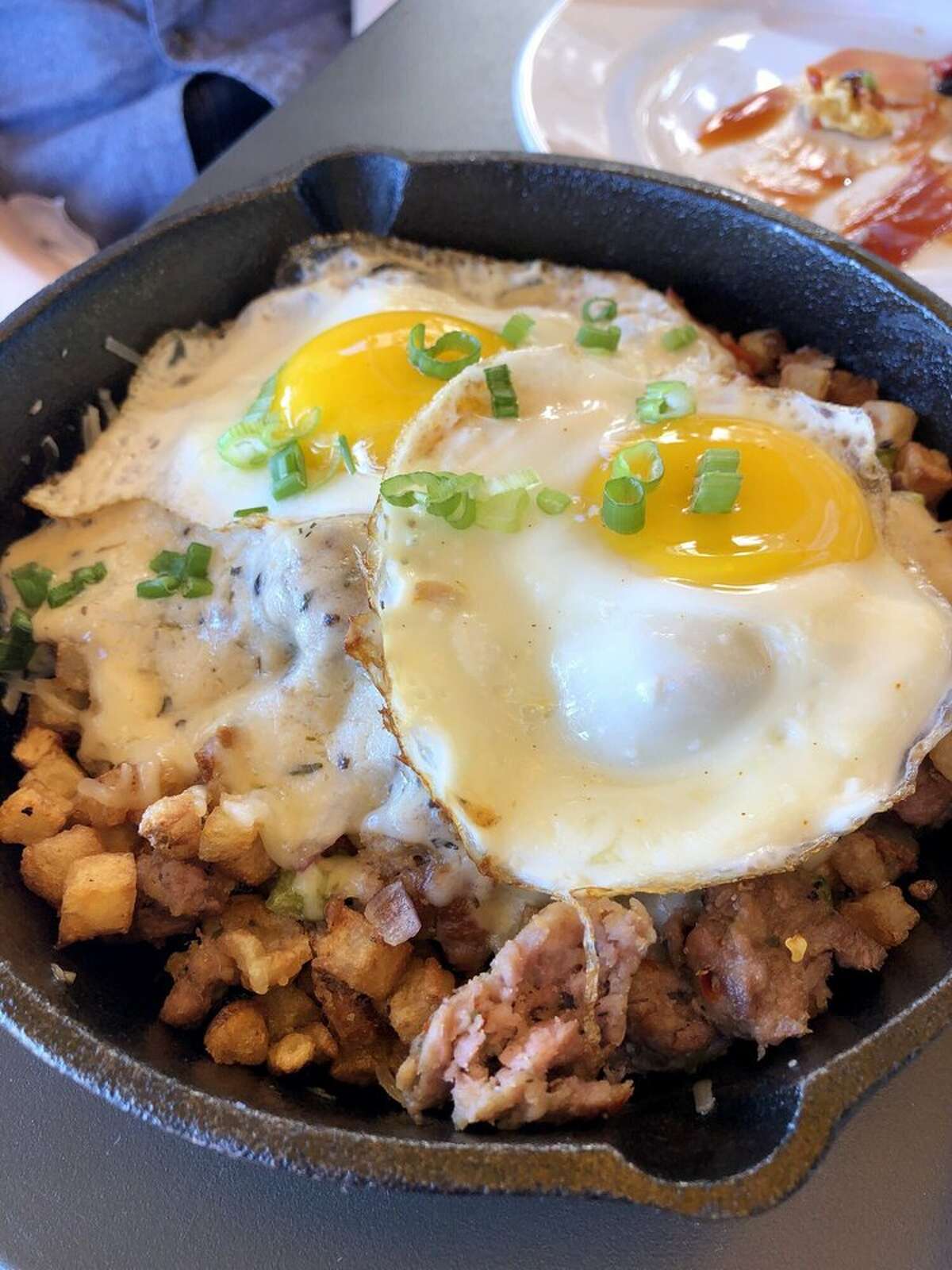 Southern breakfast skillet from Dish Society.