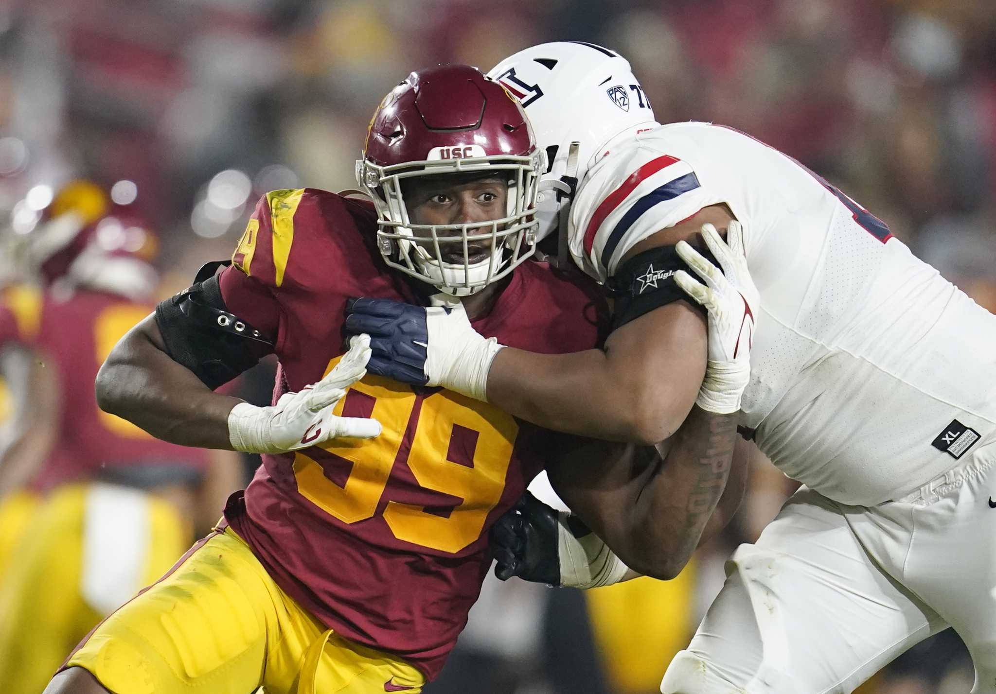 San Francisco 49ers select 21-year-old USC edge rusher Drake Jackson in the second round of the 2022 NFL Draft