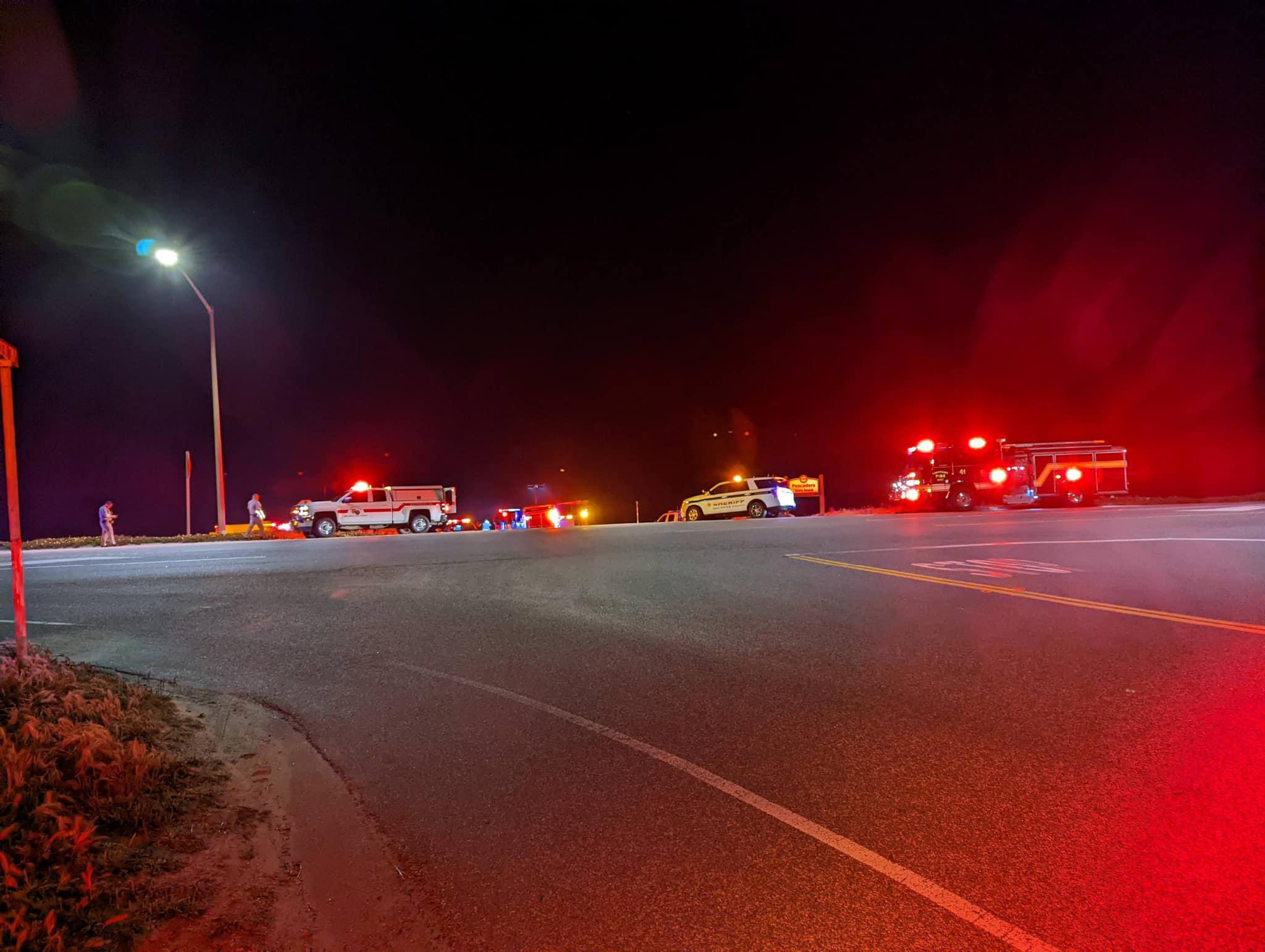 Two dead after pickup plunges into Pacific near Pescadero