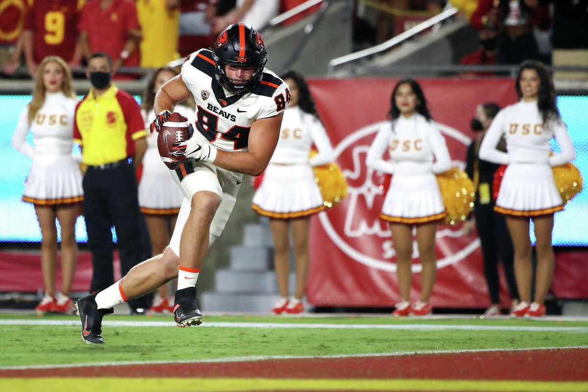 Texans take Oregon State TE Teagan Quitoriano No. 170 in Round 5 of 2022  NFL draft