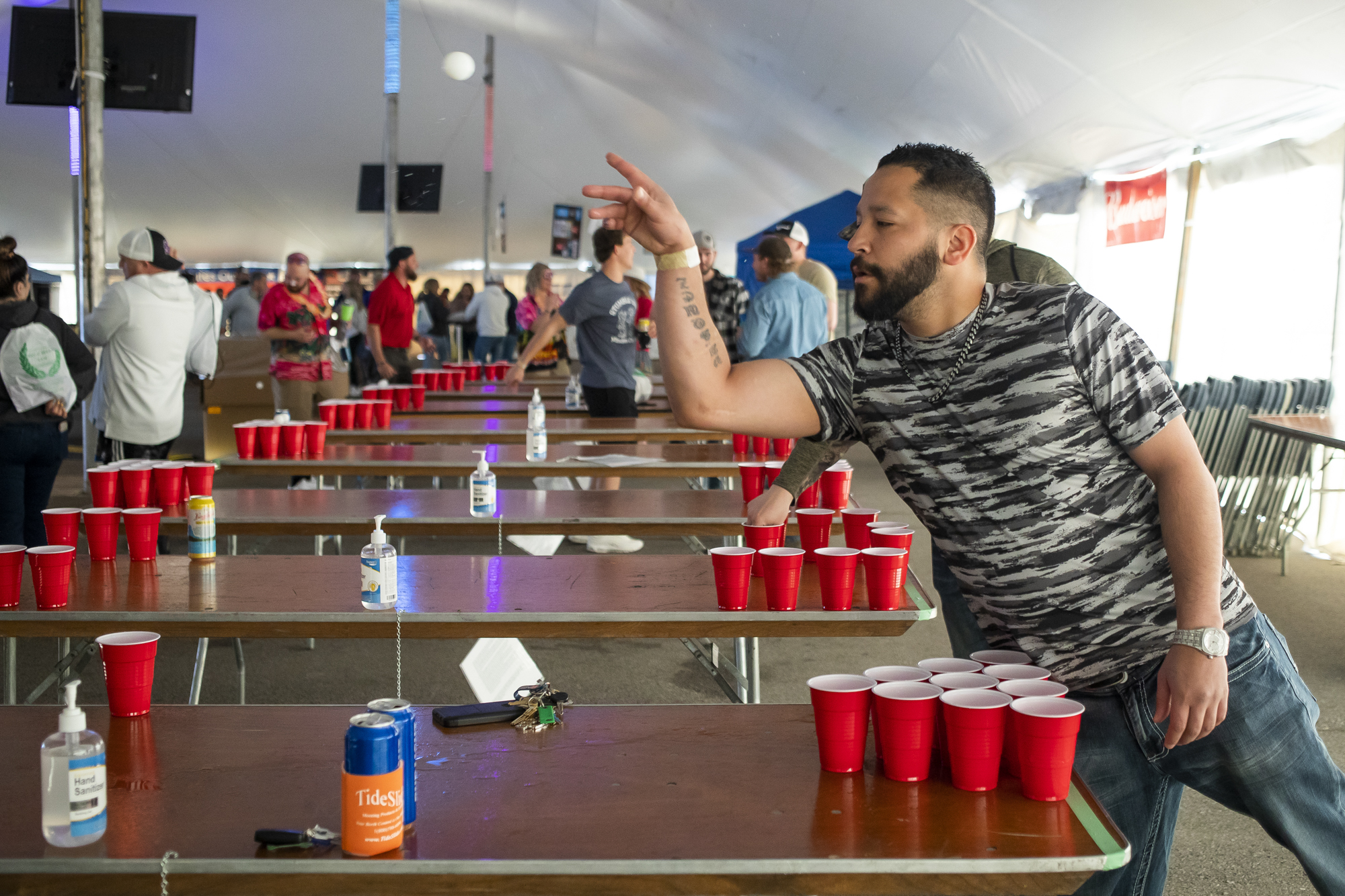 SEEN Beer Pong Tournament held during Freeland Walleye Festival