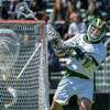 Siena senior Christian Watts takes a shot against Quinnipiac during a Metro Atlantic Athletic Conference game at Hickey Field on the Siena campus in Loudonville, NY, on Saturday, April 30, 2022. (Jim Franco/Special to the Times Union)